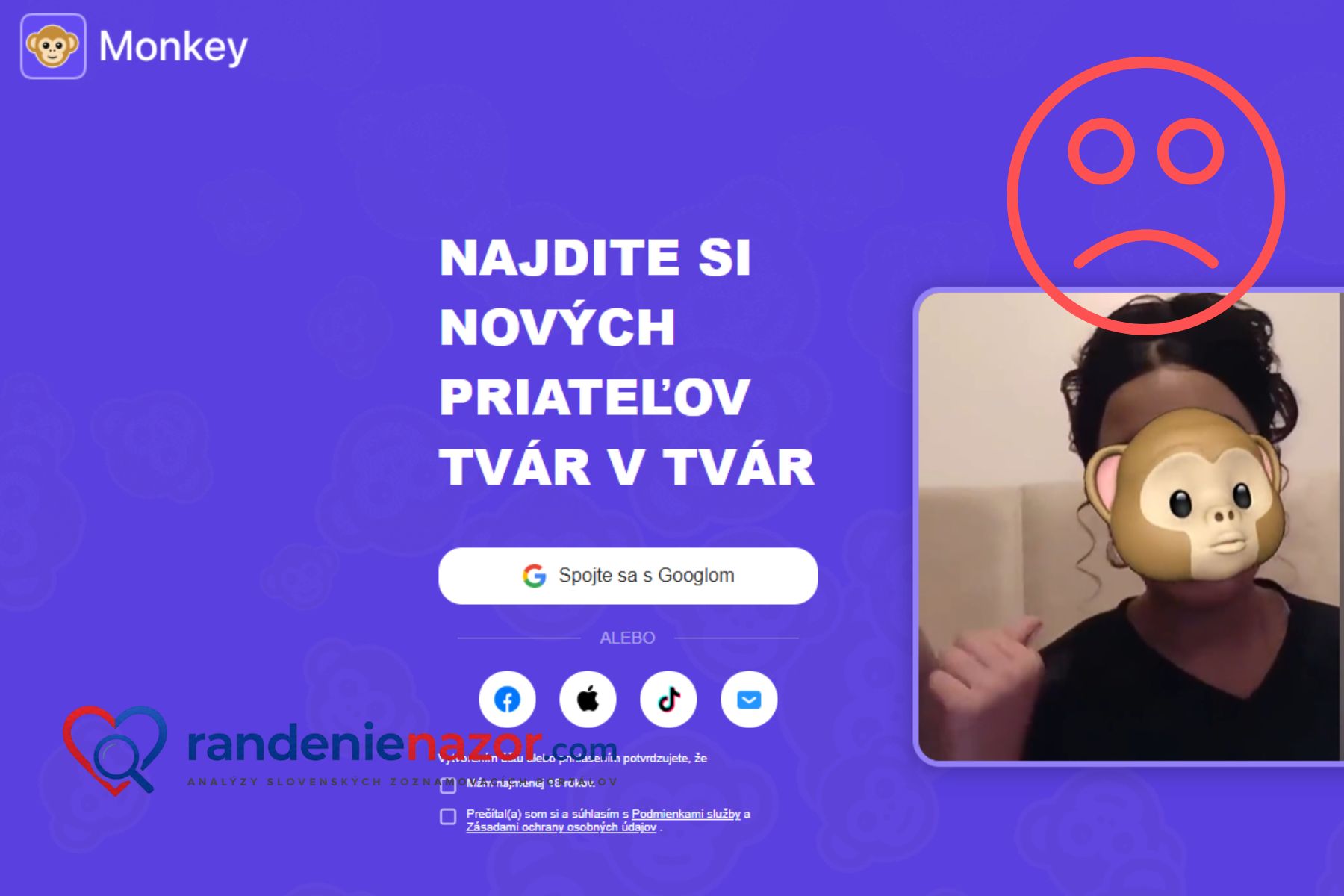 Odhalenie Monkey.app: Digitálna pasca na peniaze maskovaná za náhodný videochat monkey app podvod